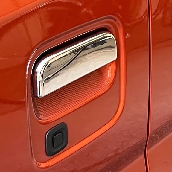 CGP Front Door Handle Covers, Chrome, 2-Piece Set, Driver/Passenger Side, for S500P/S510P Hijet Trucks, Jumbo/Extra Compatible, CGP5754-2P-h