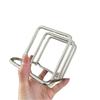 Stainless Steel Multi Slot Pot Lid Cutting Board Holder Countertop Storage Rack for Home Kitchen Utensil Organization