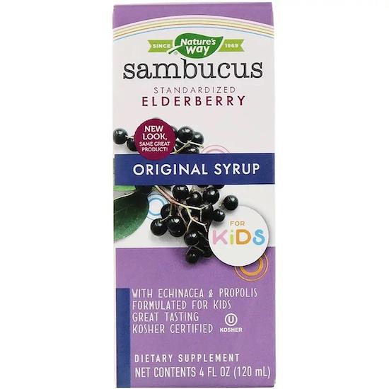 

Natures Way- Original Sambucus for Kids, Standardized Elderberry, (120 ml)