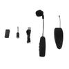 UHF-Funkmikrofon für Violine Gitarre Instrumentenmikrofon Empfänger mit Saugnapf 360-Grad-Aufnahme für Bühne