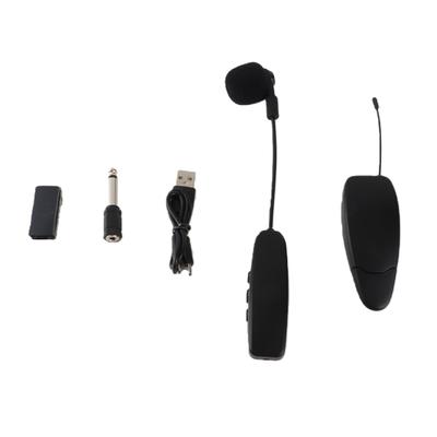 UHF Wireless Microphone for Violin Guitar Instrument Microphone Receiver with Suction Cup 360 Degree Pickup for Stage