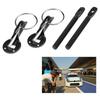 Hood Pin Kit Universal Bonnet Hood Pins Lock Latch Kit Aluminum Racing Latch Catch Pin Key Locking Kit Car Accessories Replace