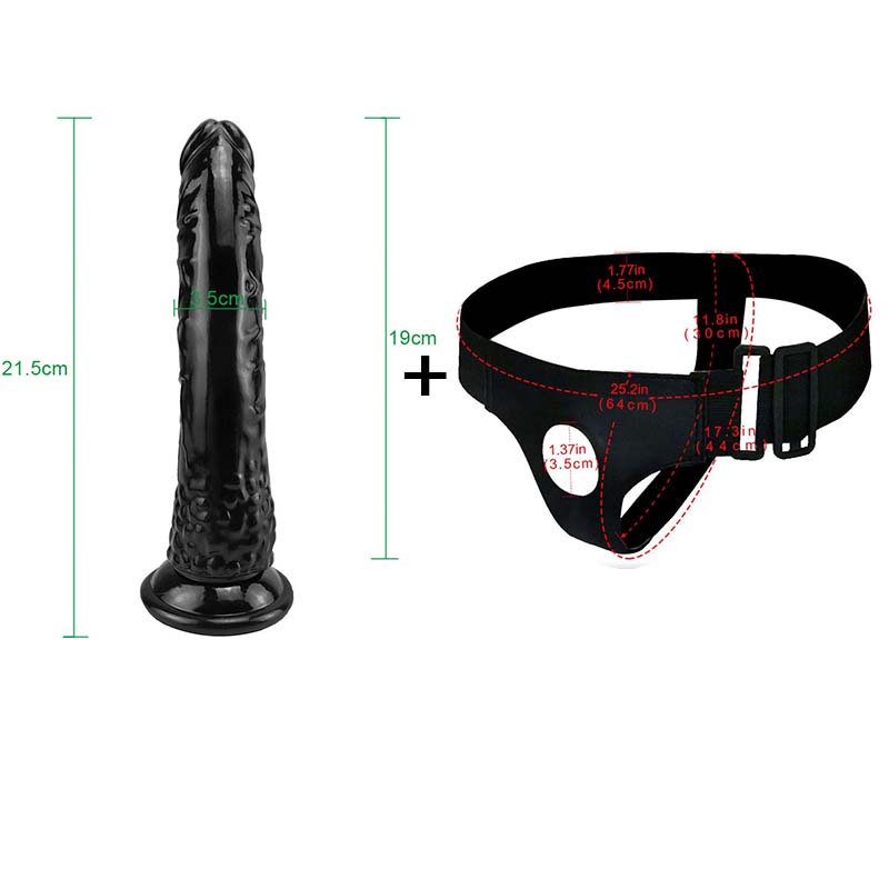 Realistické penisové dildo RUNYU Strapon Dildo pro ženy Pásek na kalhotky Sexuální hračka pro lesbické ženy Vaginální stimulátor