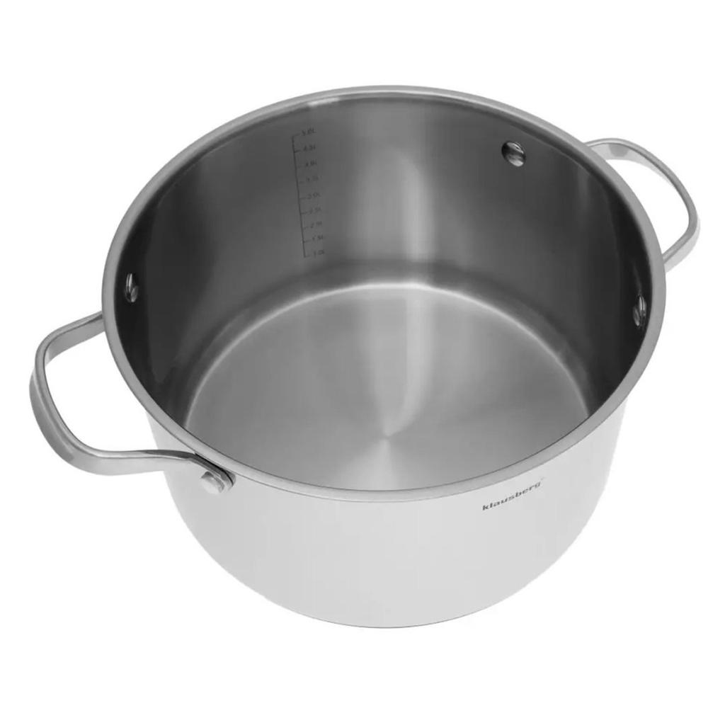 Zestaw garnków 9 elem.klausberg kb-7215 stal 18/10 lumarko!