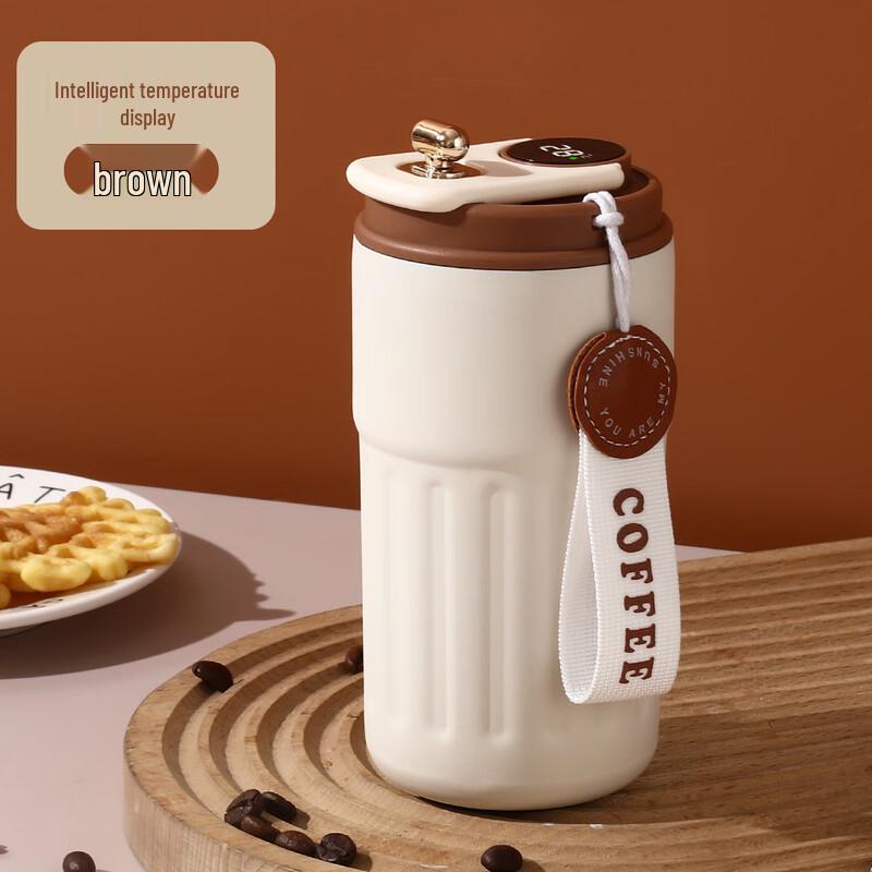 MRSIKEY Smart Temperature Display Stainless Steel Insulated Mug