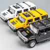 MEIN AUTO 1:1:24 Die-Cast Metall Hummer H2 Modellauto Sammlerfigur, Gelb