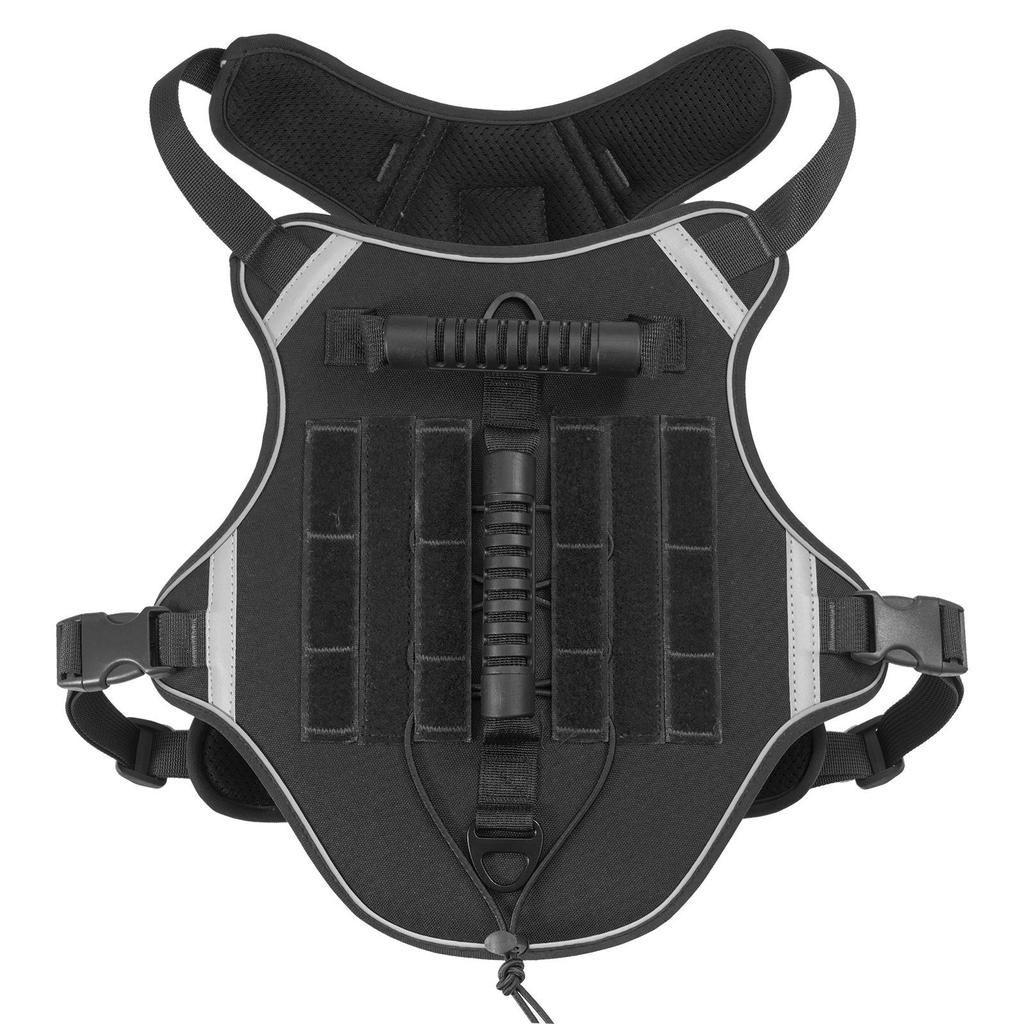 Cross-Border Tactical Dog Harness: Breathable Vest for Outdoor Military Training with Chest Harness & Traction Rope