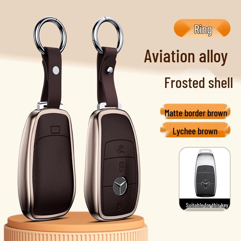 Mercedes-Benz Key Case for 23 Models: New C-Class (C200L/C260L) & S-Class (S400L/S450L/e300)