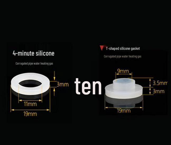 Rondella Guarnizione in Gomma Siliconica da 1 Pollice per Sigillatura Testina Doccia/Rubinetto e Filtro Tubo Flessibile