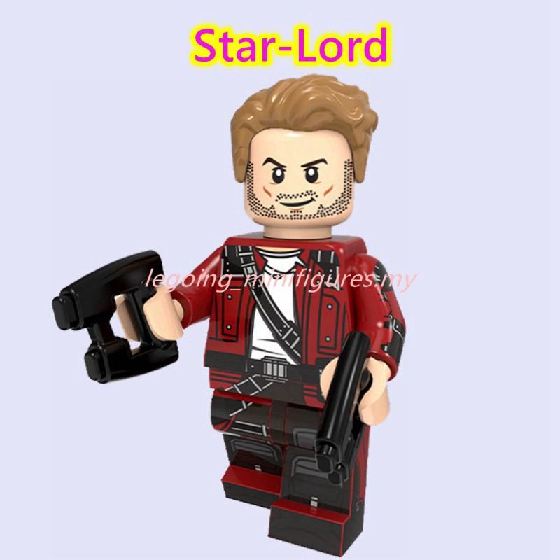 Kompatibel mit Minifiguren Star-Lord Marvel Avengers Endgame Bausteine Spielzeug für Kinder