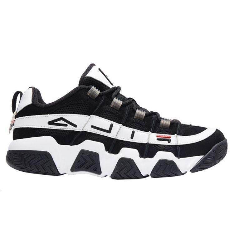 New FILA Barricade Low 'Black And White' F12M941206FBW