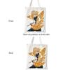 Japanischer Anime Dämon Slayer Bedruckte Stoffhandtasche Tote Travel Eco Shopping Frau Shopper Klappstrand Schulter Canva Designer