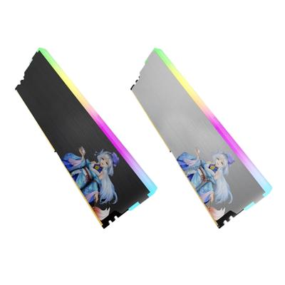 Coolers de Metal de Alto Desempenho Para Memórias RAM Com Iluminação ARGB Para PC Gamer Módulo de Memória DDR5 DDR4 DDR3 DDR2