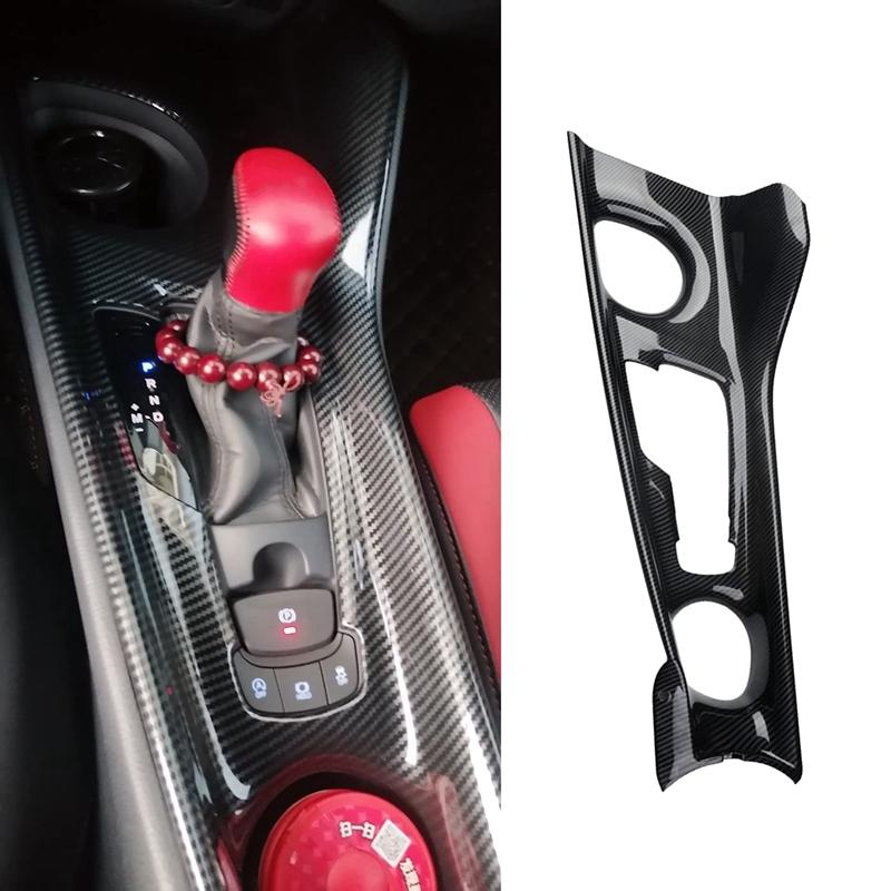 Car Center Control Gear Shift Panel Trim Frame For Toyota C-HR CHR IZOA 2018 Gear Decor Cover Sticker Accessories