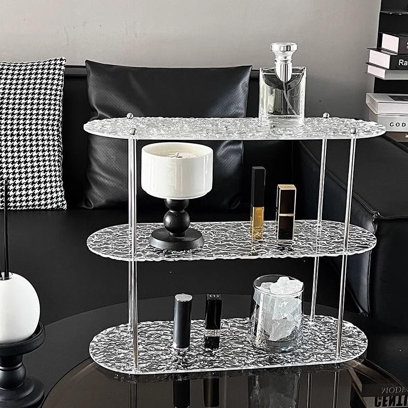 3layer Storage Rack Acrylic Display Stand Countertop Cosmetics Perfume Display Coffee Cup Holder Desktop Storage Decorate