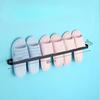 1pc High-class Aluminum Slipper Rack Wall Mount Bathroom Bedroom Shoe Hanging Holder Toilet Wall Door Towel Storage Shelf