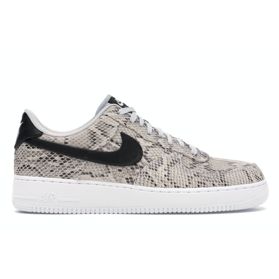 

Кроссовки унисекс Nike Air Force 1 Low Snakeskin White Black Pure-Platinum BQ4424-100