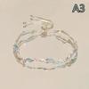 Elegant  Flowers Bracelet For Women Y2K Sweet Girls Moon Cherry Blossom Bow Zircon Bracelets Luxury Designer Jewelry Gift