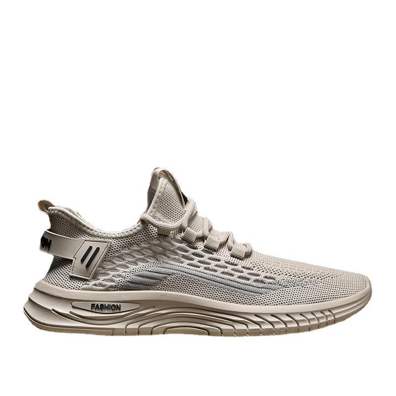 New Men's Breathable Autumn Comfortable Running Shoes Mesh Sports Casual Shoes Lightweight Coconut Shoes Outdoor Men's Shoes