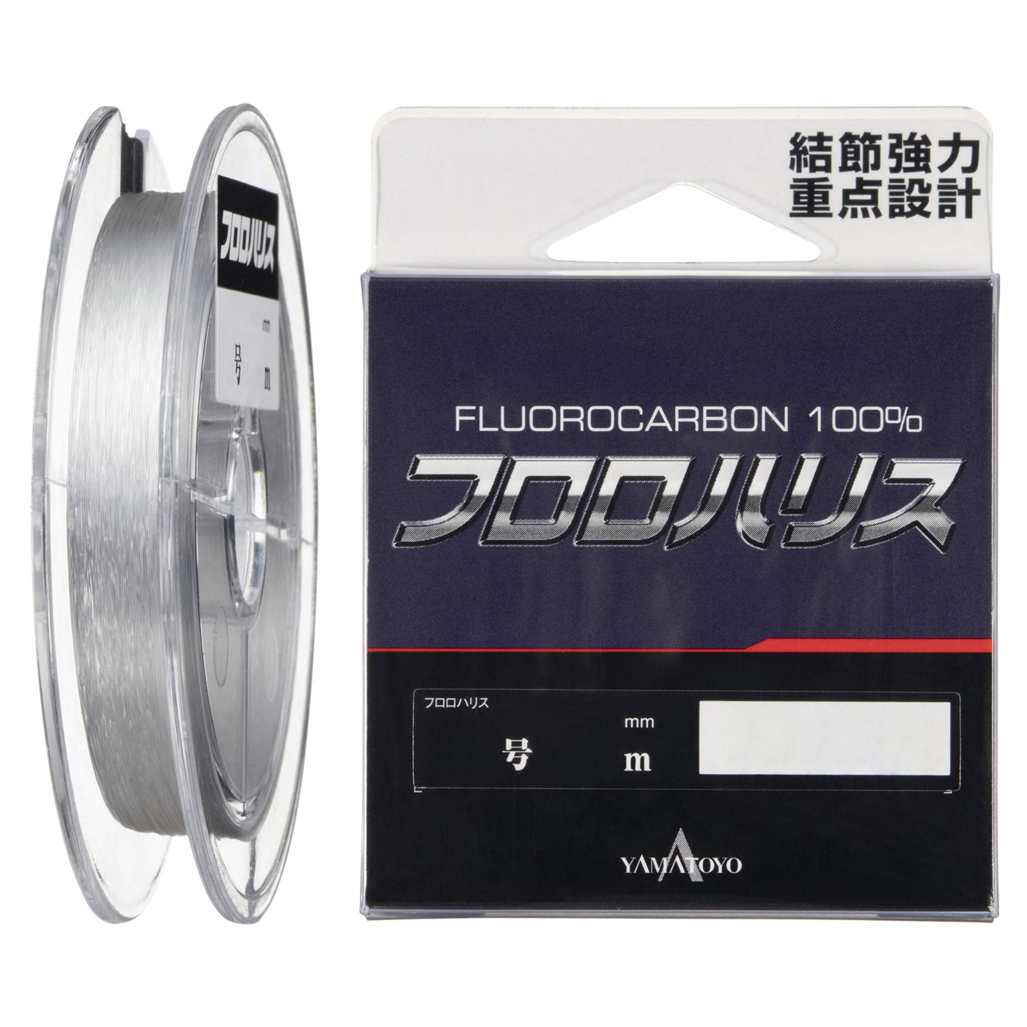 YAMATOYO Harris Fluoro Harris Флюорокарбон 50 м Нет. 0.8 Прозрачный No. 0.8 (3lb)