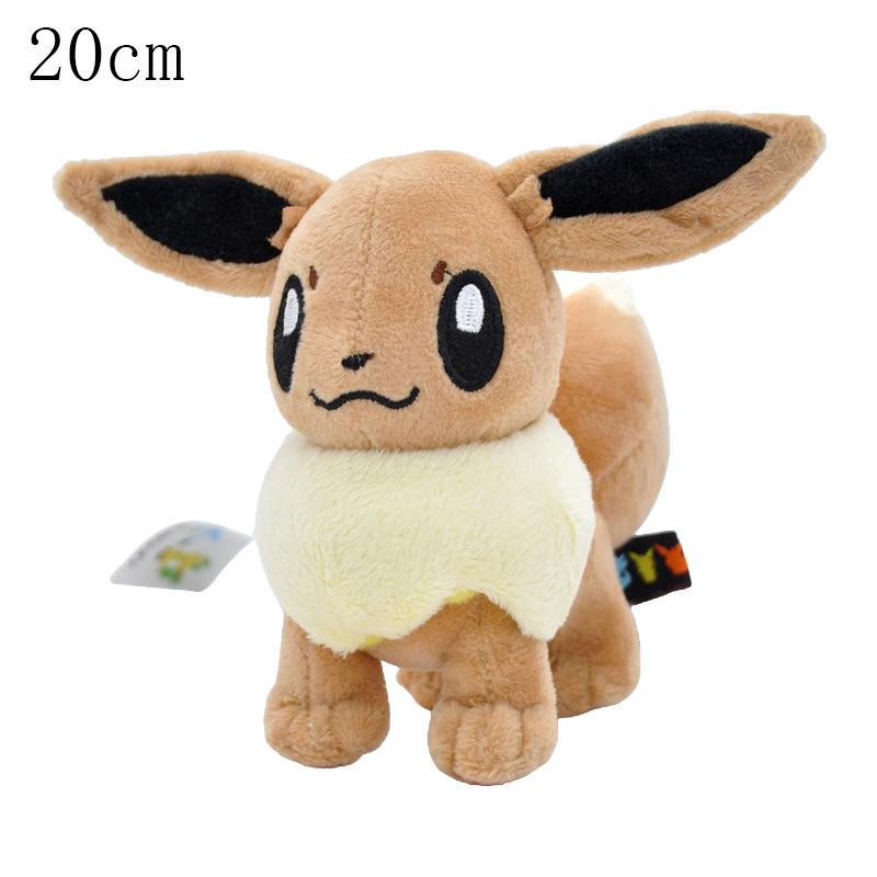 Eevee Family Peluche Plush Toy Pikachu Flareon Vaporeon Espeon Umbreon Leafeon Sylveon Stuffed Doll Hobbies Xmas Gift
