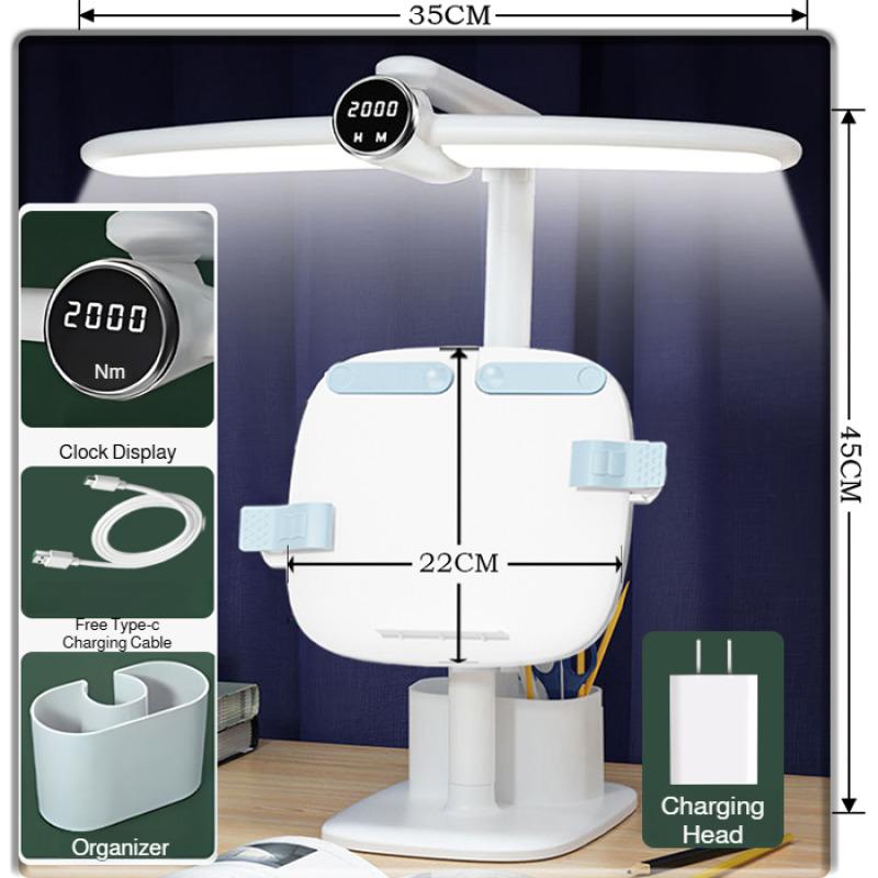 LED Table Lamp Eyes Protection Touch Dimmable Led Table Lamp Dormitory for Home Room Bedroom Reading USB Rechargable Desk Lamp