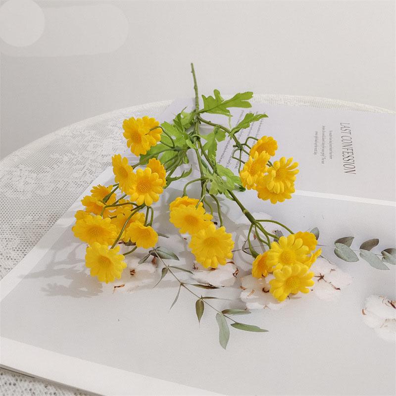 30 Heads Daisy Artificial Flowers Bouquet for Garden Wedding Supplies Decoration Outdoor Fake Flowers Home Decor Vase Ornaments