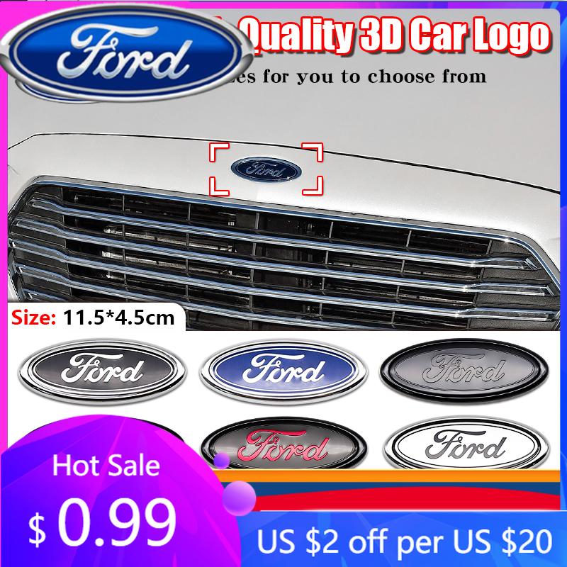 Neuer 2026 Autoaufkleber Ford Neu 2025 Heißes ABS Auto Frontgrill Heckklappe Logo Emblem Aufkleber Für Ford Focus Mondeo Edge Ecosport