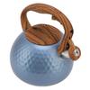 3 Liter Whistling Tea Kettle Stainless Steel Teapot with Handle For Induction Stove Electric Ceramic Stove Flash Blue
