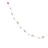 5m Fake Flowers Artificial Pearl Bridal Chain flower Wedding Bouquet Decor Decoration (Purple)