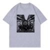 Vintage Streetwear Cat Design Printed Funny T Shirts Women Cat Tshirt Round Neck Short Sleeve Unisex Harajuku Shirt