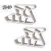 Sliding Window Stopper Wedge 2/3/4Pcs with Track Lock, Heavy Duty Safety Tool Free Security Wedge, No-Tool Installation Balcony Door Stop Lock