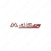 3D ABS A35 A45 A45s Chrome Black Red Logo Letters Badge Car Fender Trunk Rear POIGUIG Logo Sticker Emblem For W176 W177