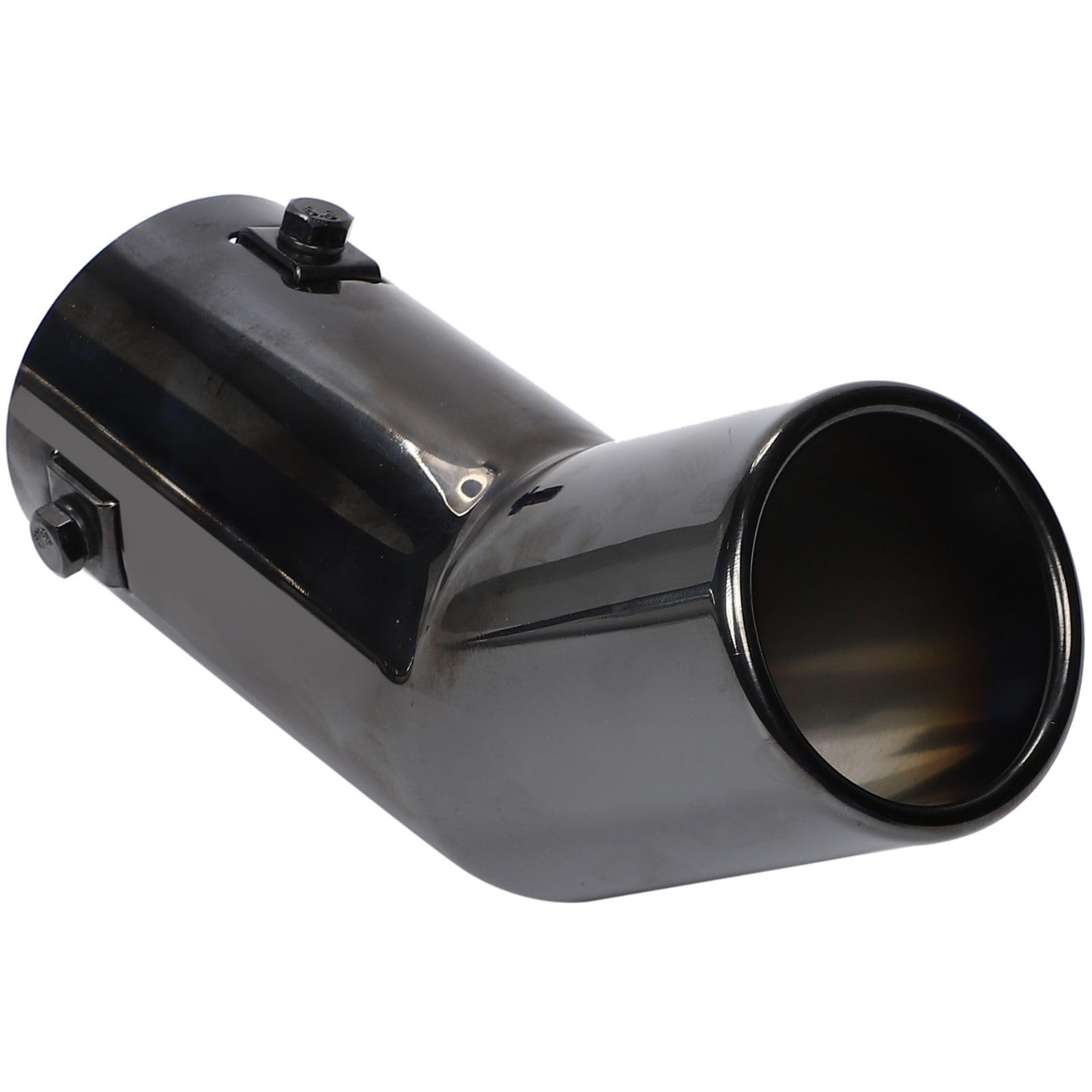 

calm wish muffler cutter, black, light, car, downward, single accessory, stainless steel, custom pipe, 1 piece, for general purpose чорний