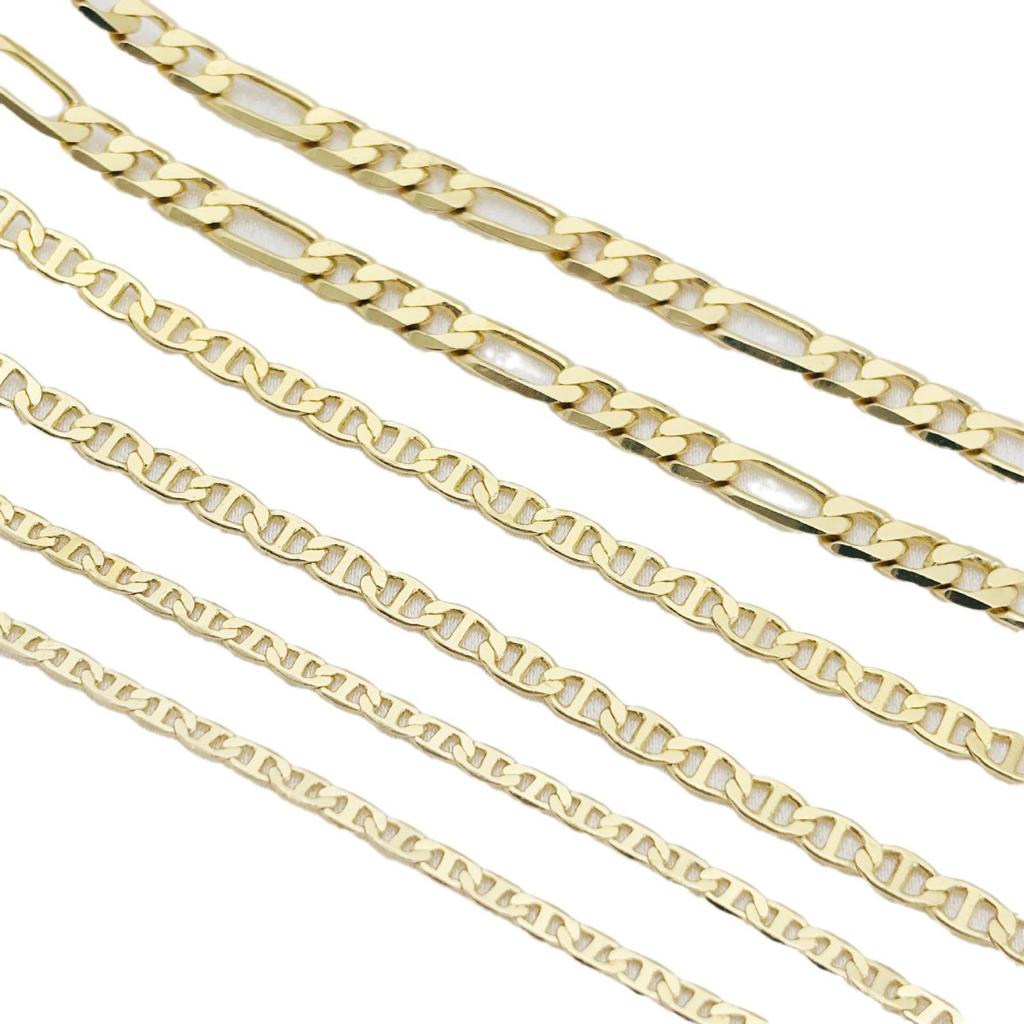 14K Gold Filled Figaro Chain - European & American Style Necklace Accessory