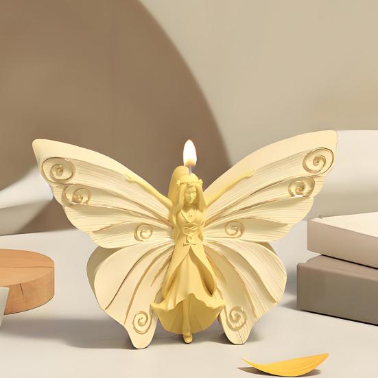 Silicone Baking Mold 3D Embossed Fondant Candy Mold Flexible Butterfly Mold for Cake Decorations Chocolates Cupcake Toppers Soap Crafts