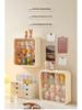 Large Capacity Transparent Wall-Mounted Figurine Display Rack with Dustproof Storage