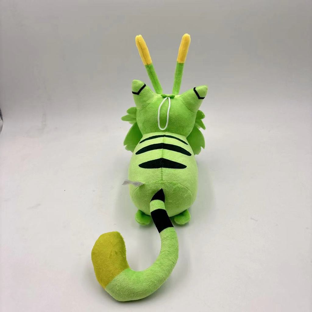 Regretevator Gnarpy Green Cat Plush Toy With Soft Short Pile For Kids And Collectors