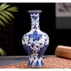 Antique Blue and White Chinese Porcelain Vase - European & American Handicraft for Flower Arrangements