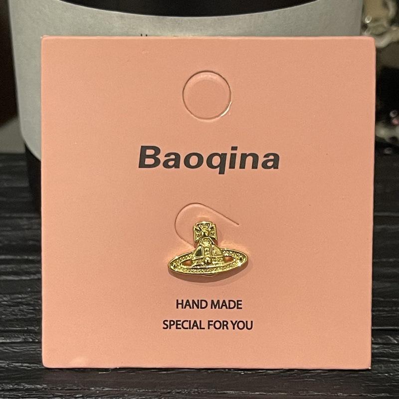 Pink Card Baoqina Flat Threaded Cartilage Stud: Trendy Cross-border Hot-Selling Piercing Jewelry