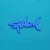 1Pc 3D Metal Shark Logo Car Rear Trunk Emblem Sticker, Car Sider Fender Badge Sticker for Car Body Stying Decoration Accessories