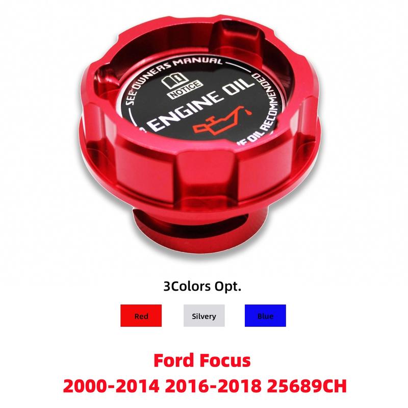 High Quality Aluminum ENGINE Oil Cap For Ford Focus 2000-2014 2016-2018 25689CH JDM Car Accessories