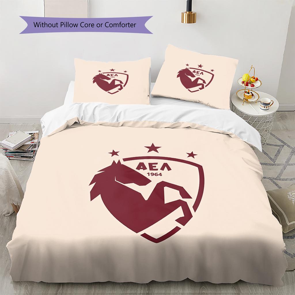 AEL Larissa Muster Bettwäsche Steppdecke Set Heimdekoration Geschenk (1 Bettbezug + 2 Kissenbezüge (ohne Füllung)).xwn