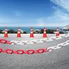 5m Traffic Chain Barrier Link 6mm/8mm/10mm Safety Cordon Queue Warning Line  Crowd Control