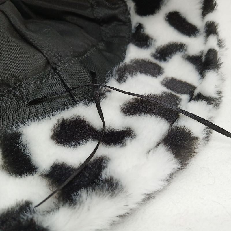 Cow Plush Fisherman Cap Soft Warm Hat Autumn Winter Outdoor Trend Fisherman Hats
