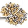 20-50Pcs/Lot Stainless Steel Abacus Beads Multi Size Curved Surface Spacing Beads For Jewelry Making Diy Bracelet Accessories