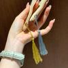 Woman Men Silk Flower Folding Fan Portable Retro Shell Fan Hand Fold Fan  Living Room Cabinet Decor