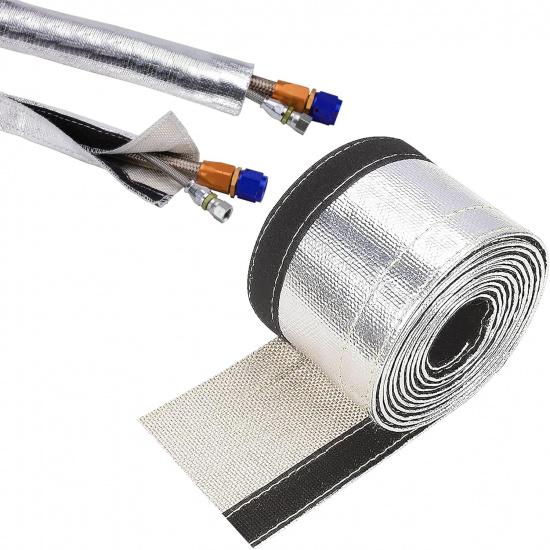 

Heat Shroud, 1/2 I.D. x 10FT Heat Shield Automotive 1/2 I.D.x 10FT