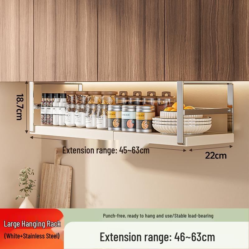 Multifunctional Kitchen Storage Rack for Paper, Film, and Utensils