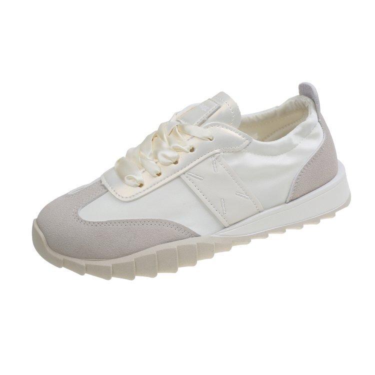 Dexun shoes ballet soft sole splicing satin surface versatile sports Forrest Gump casual shoes women's summer single shoes